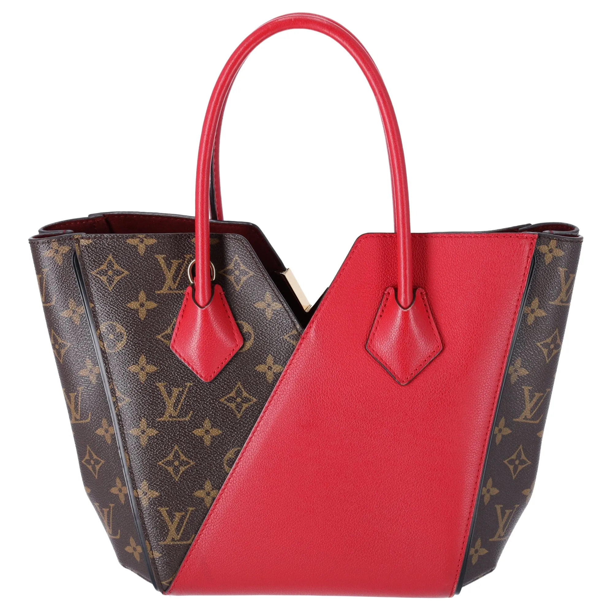 Louis Vuitton Monogram Kimono MM Brown Red Tote Bag Canvas Shoulder Bag M40459