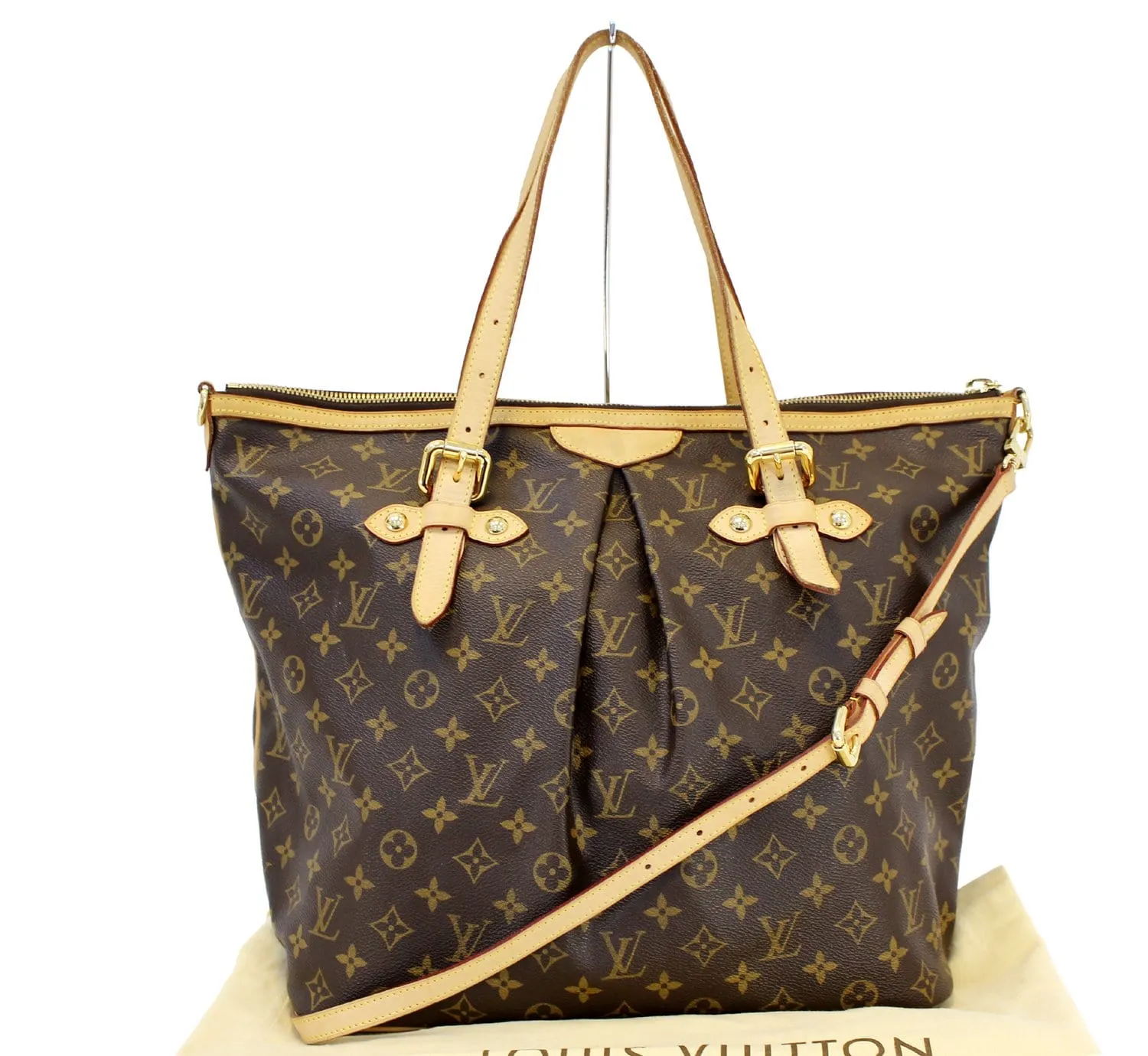 LOUIS VUITTON Monogram Palermo GM Tote Shoulder Bag