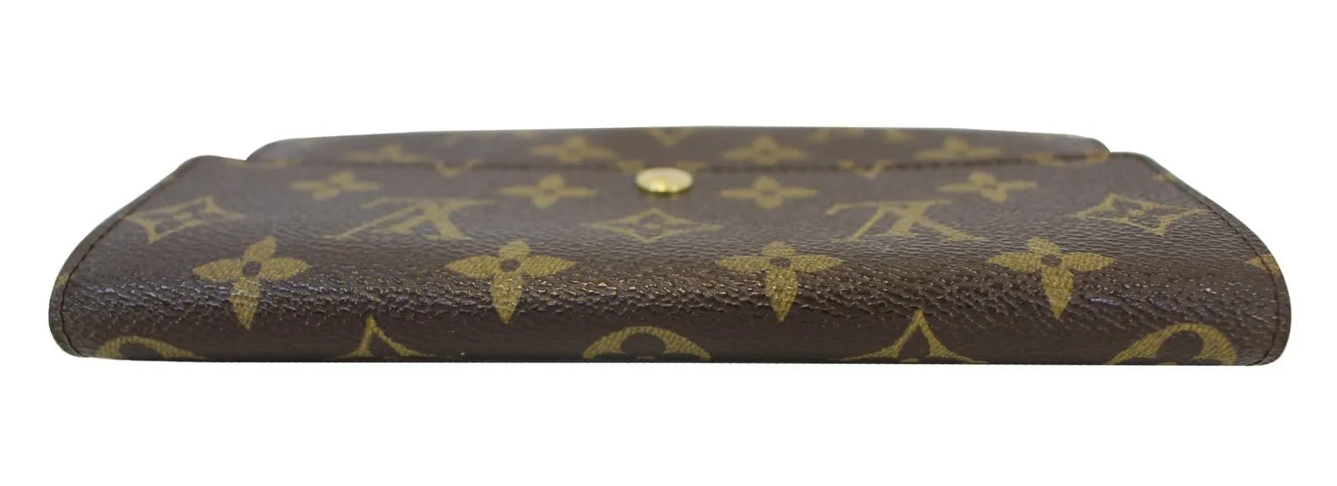 LOUIS VUITTON Monogram Sarah Long Wallet