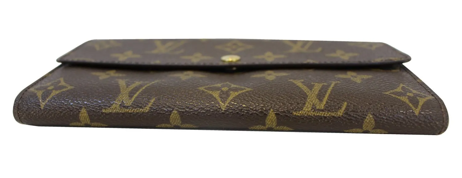 LOUIS VUITTON Monogram Sarah Long Wallet