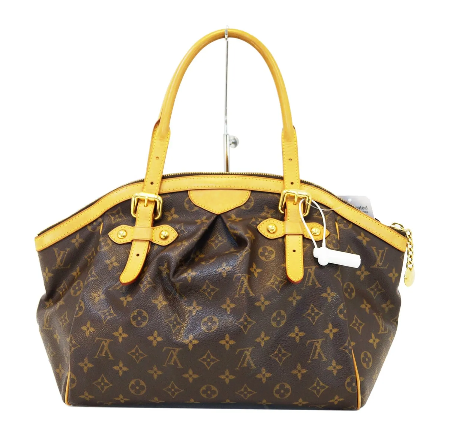LOUIS VUITTON Monogram Tivoli GM Brown Tote Shoulder Bag