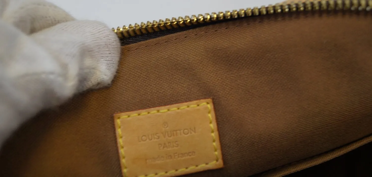 LOUIS VUITTON Monogram Tivoli GM Brown Tote Shoulder Bag