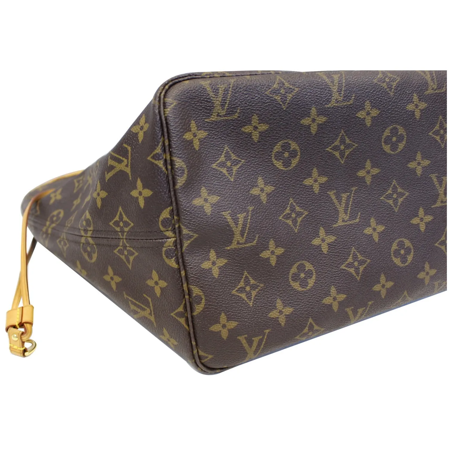LOUIS VUITTON Neverfull GM Monogram Canvas Tote Shoulder Bag Brown