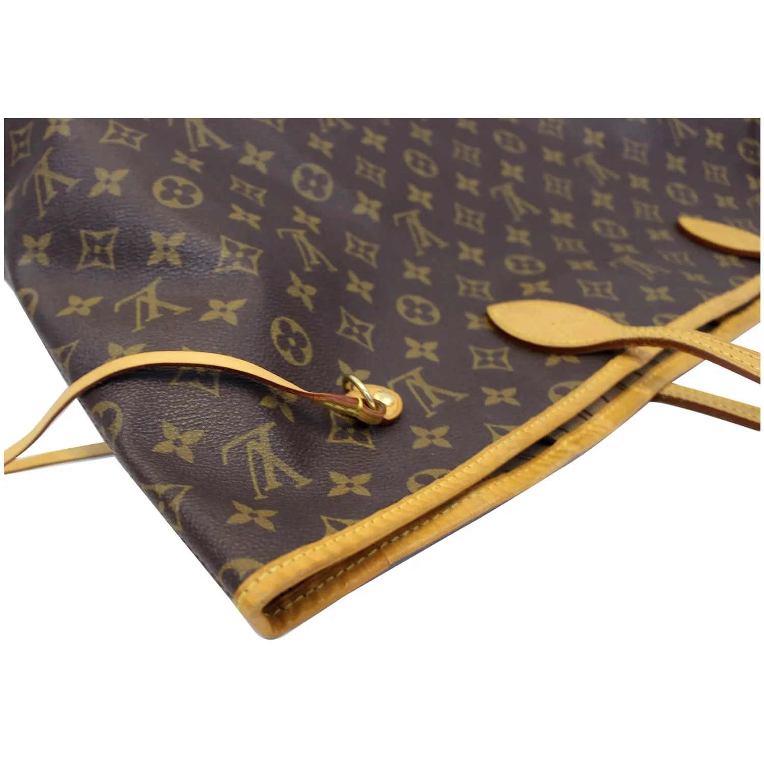 LOUIS VUITTON Neverfull GM Monogram Canvas Tote Shoulder Bag Brown