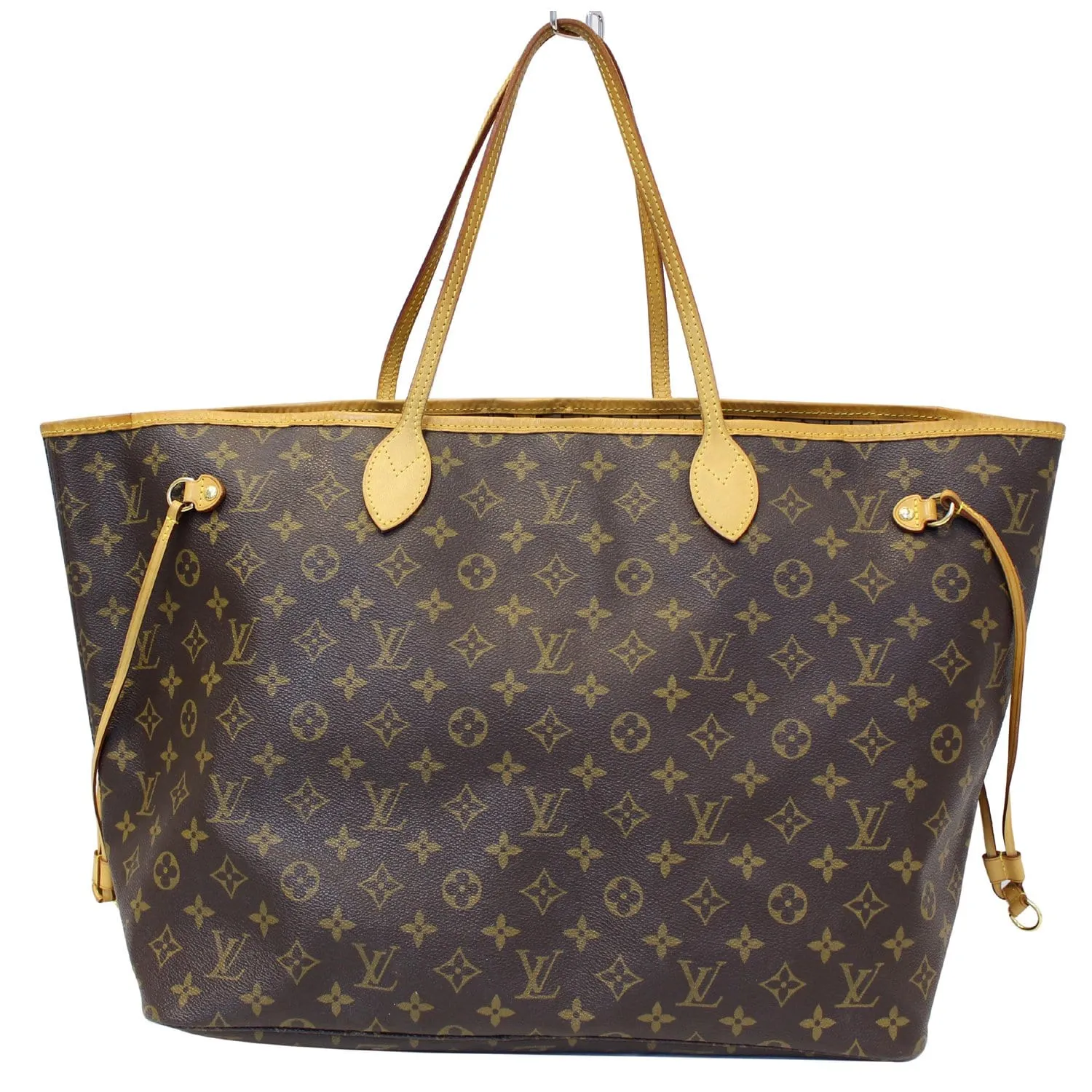 LOUIS VUITTON Neverfull GM Monogram Canvas Tote Shoulder Bag Brown