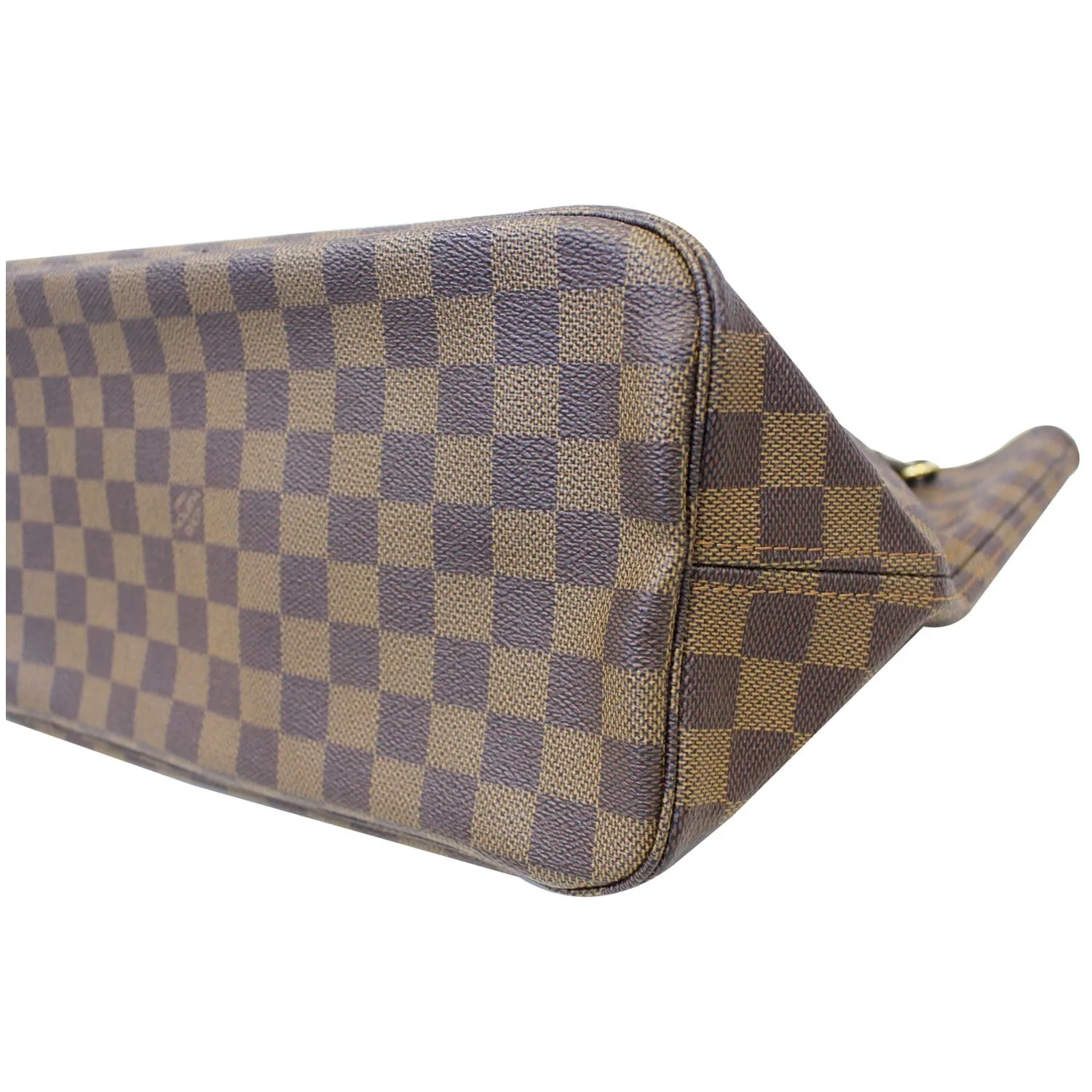 LOUIS VUITTON Neverfull MM Damier Ebene Tote Shoulder Bag