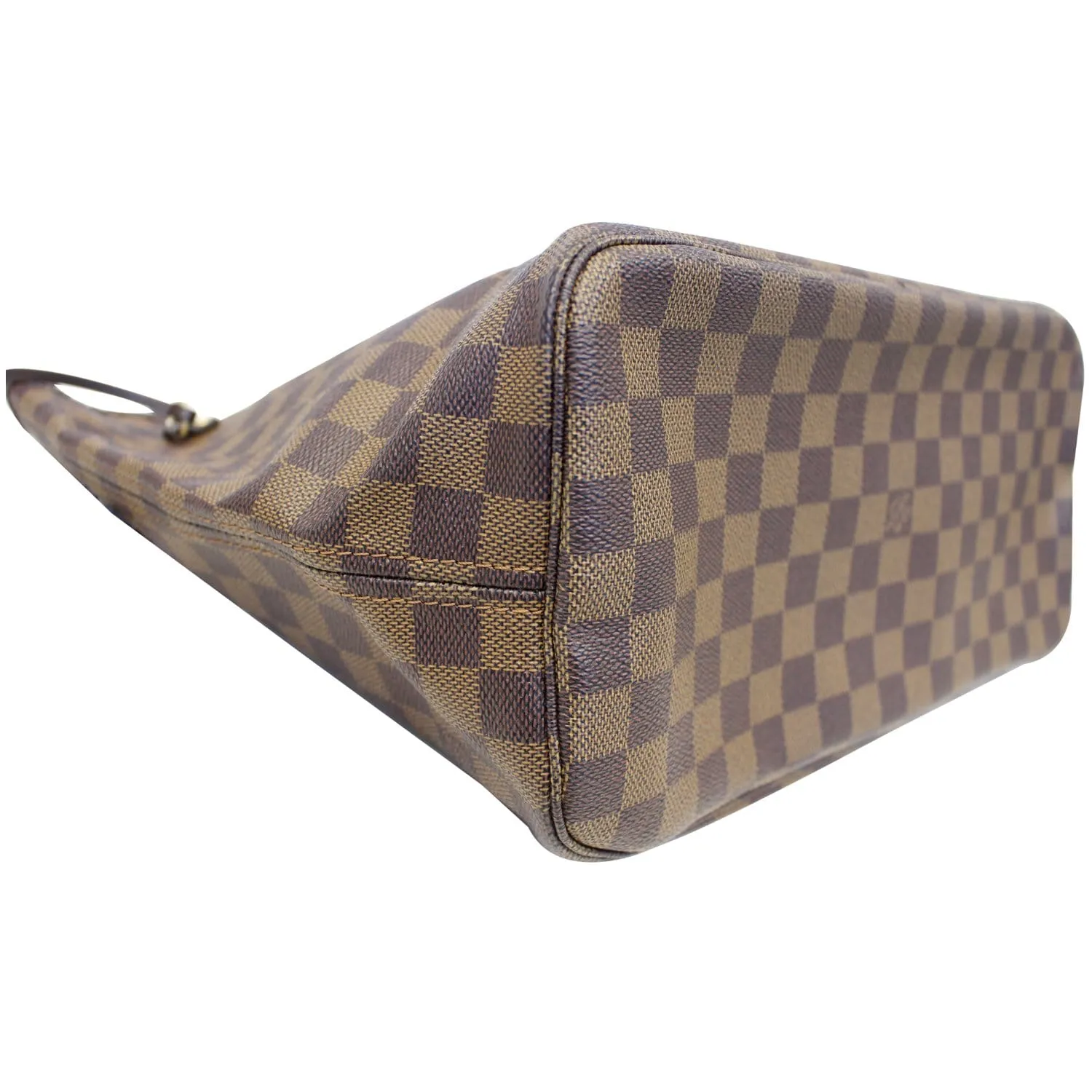 LOUIS VUITTON Neverfull MM Damier Ebene Tote Shoulder Bag