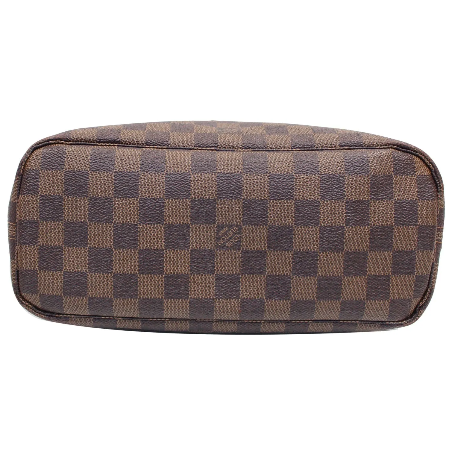 LOUIS VUITTON Neverfull PM Damier Ebene Tote Shoulder Bag Brown