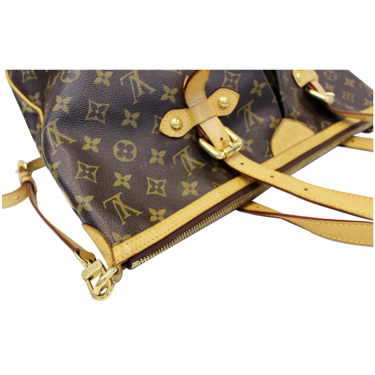 LOUIS VUITTON Palermo GM Monogram Canvas Tote Shoulder Bag Brown