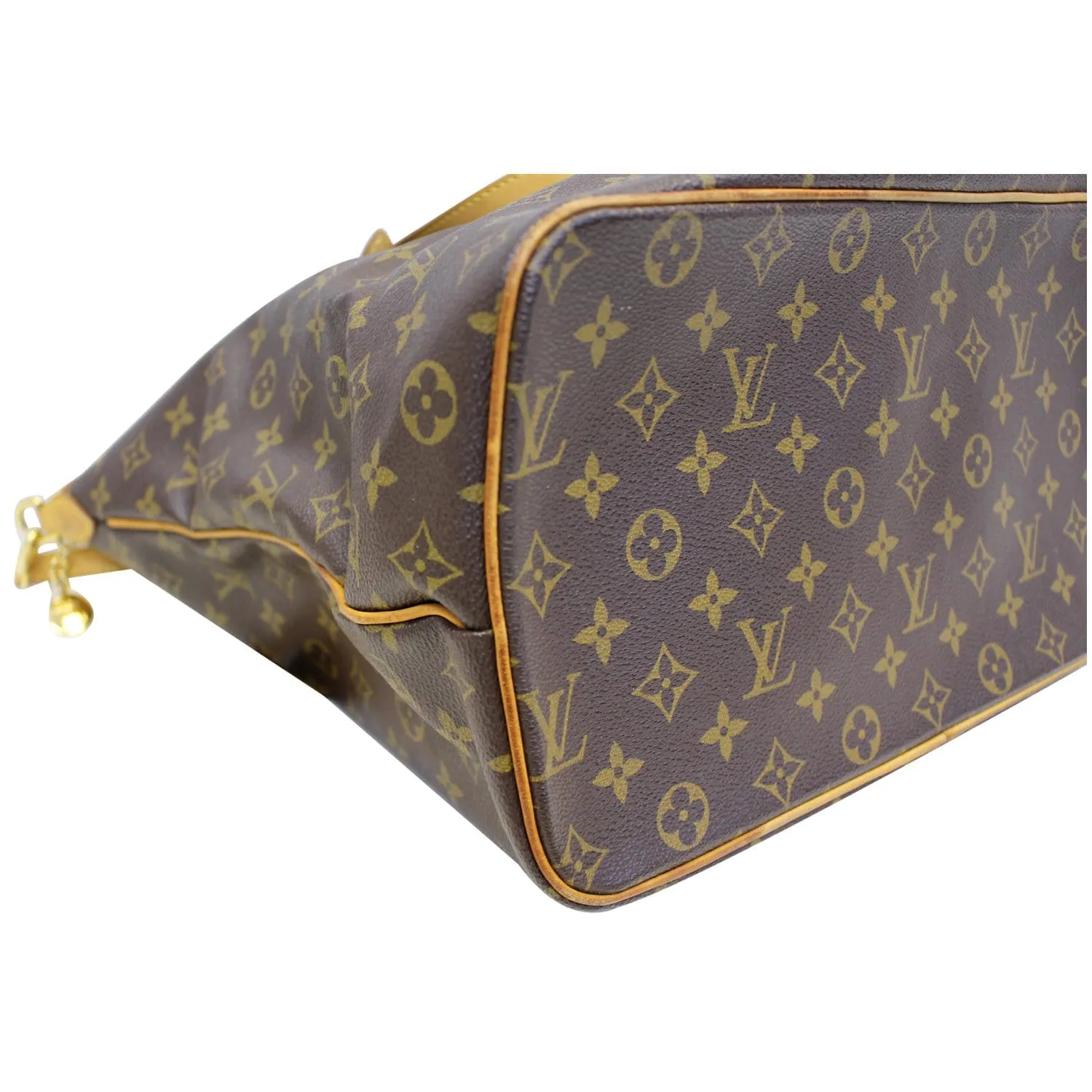 LOUIS VUITTON Palermo GM Monogram Canvas Tote Shoulder Bag Brown