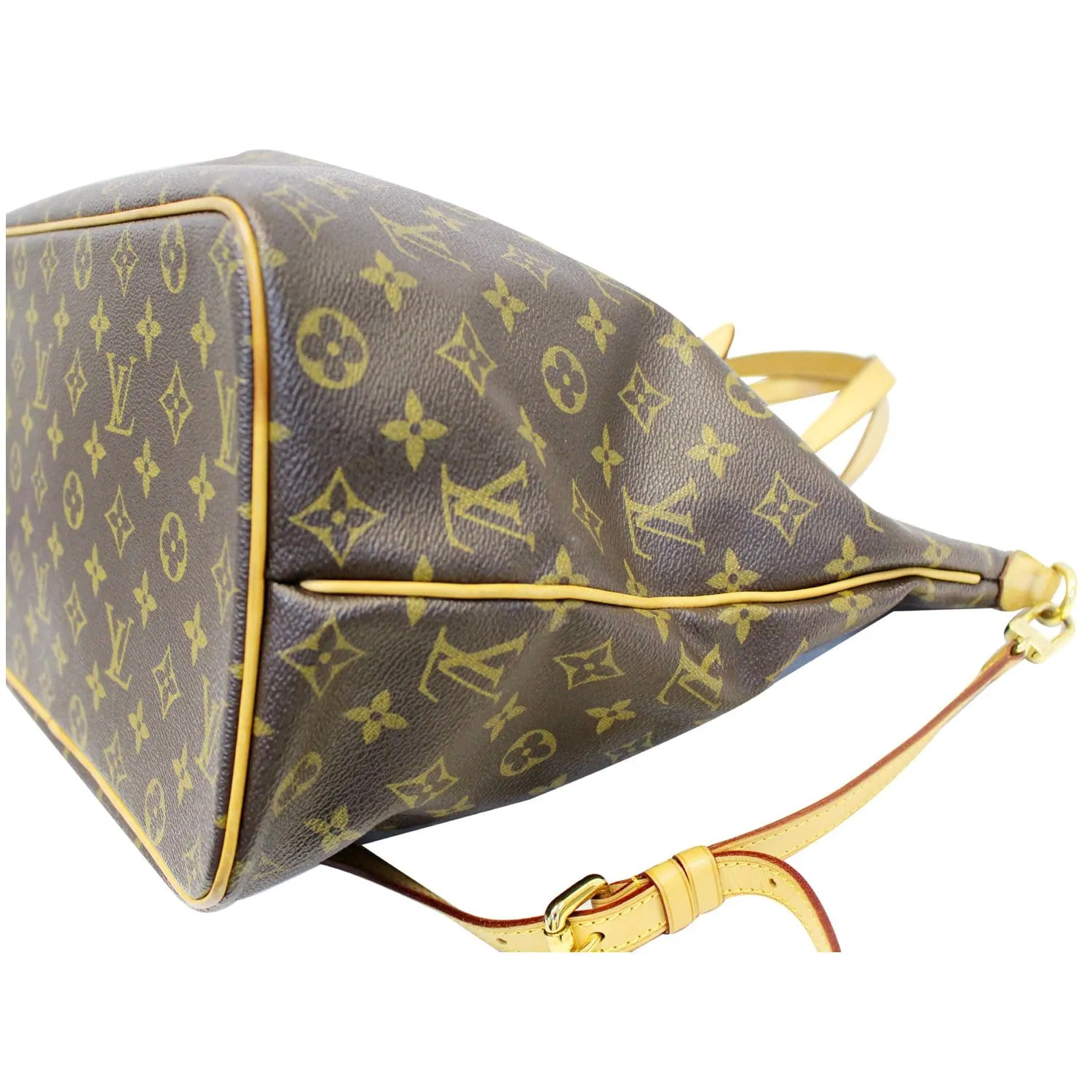 LOUIS VUITTON Palermo GM Monogram Canvas Tote Shoulder Bag Brown
