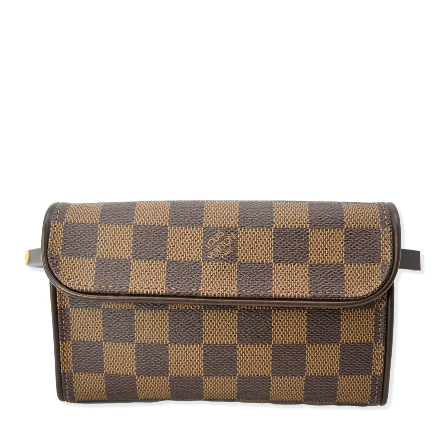 LOUIS VUITTON Pochette Florentine Damier Ebene Waist Bag Brown