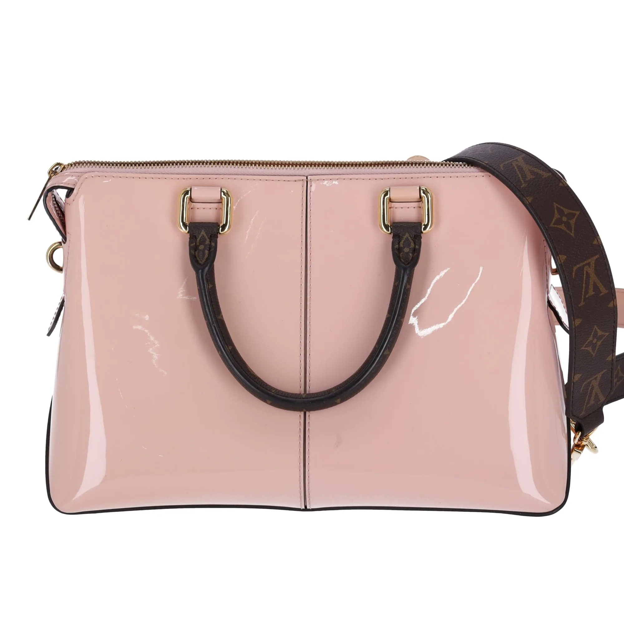 Louis Vuitton Vernis Mirror Tote Pink Rose Ballerine Patent Leather M54639