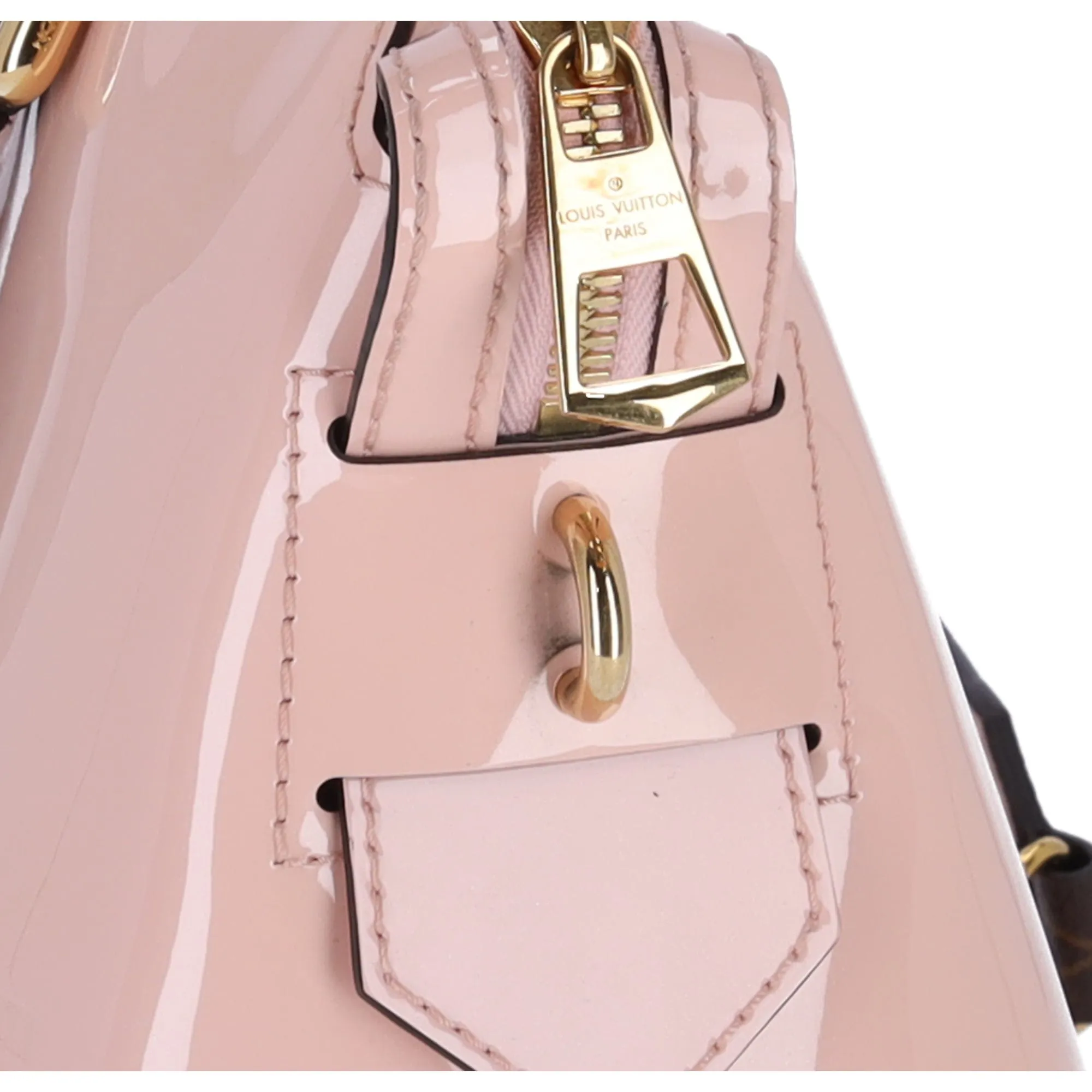 Louis Vuitton Vernis Mirror Tote Pink Rose Ballerine Patent Leather M54639