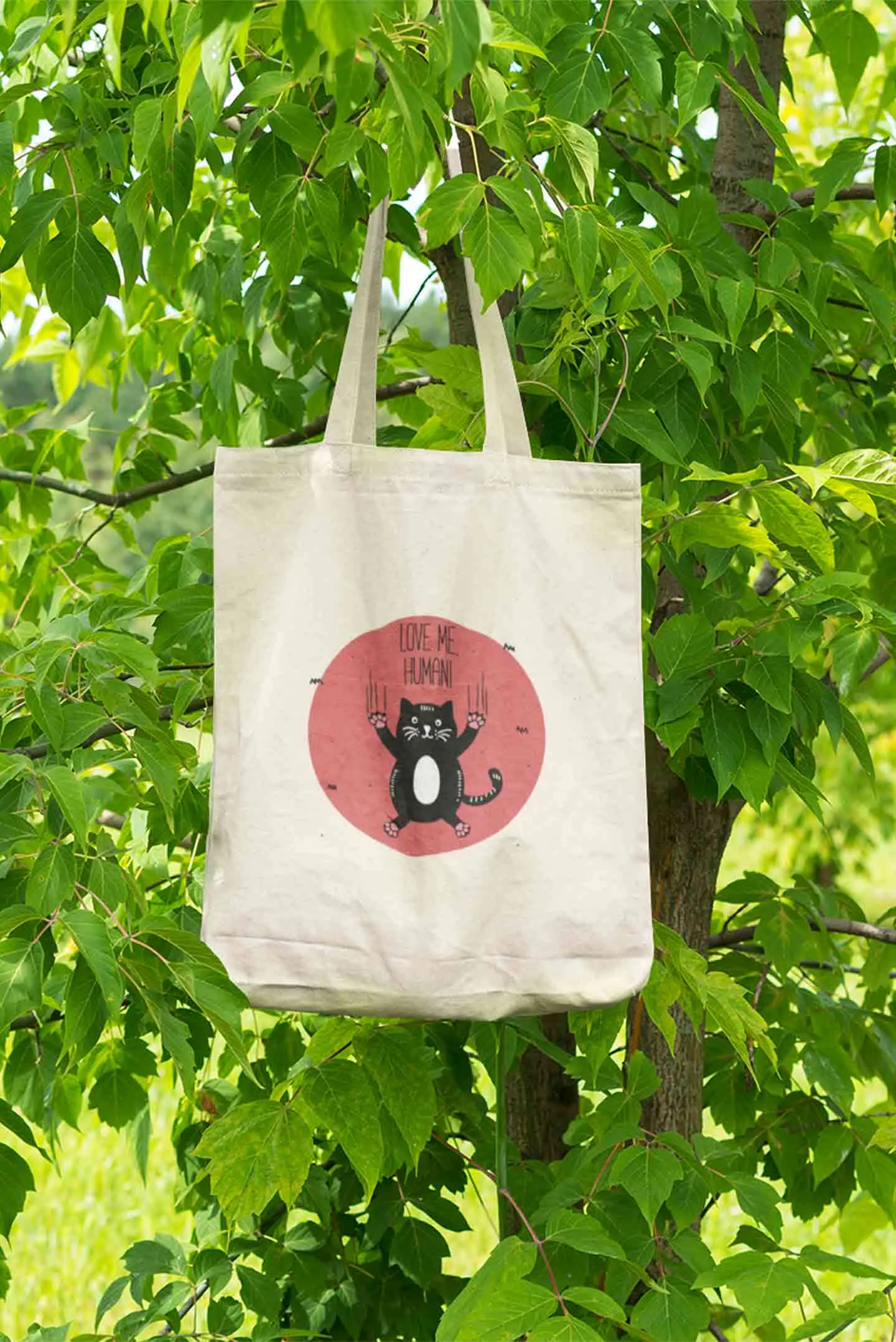 Love Me, Human Tote Bag