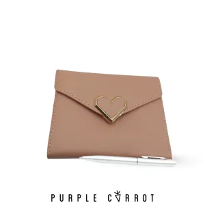 Lovely Mini Heart Clip Wallet (with FREE mini pen)