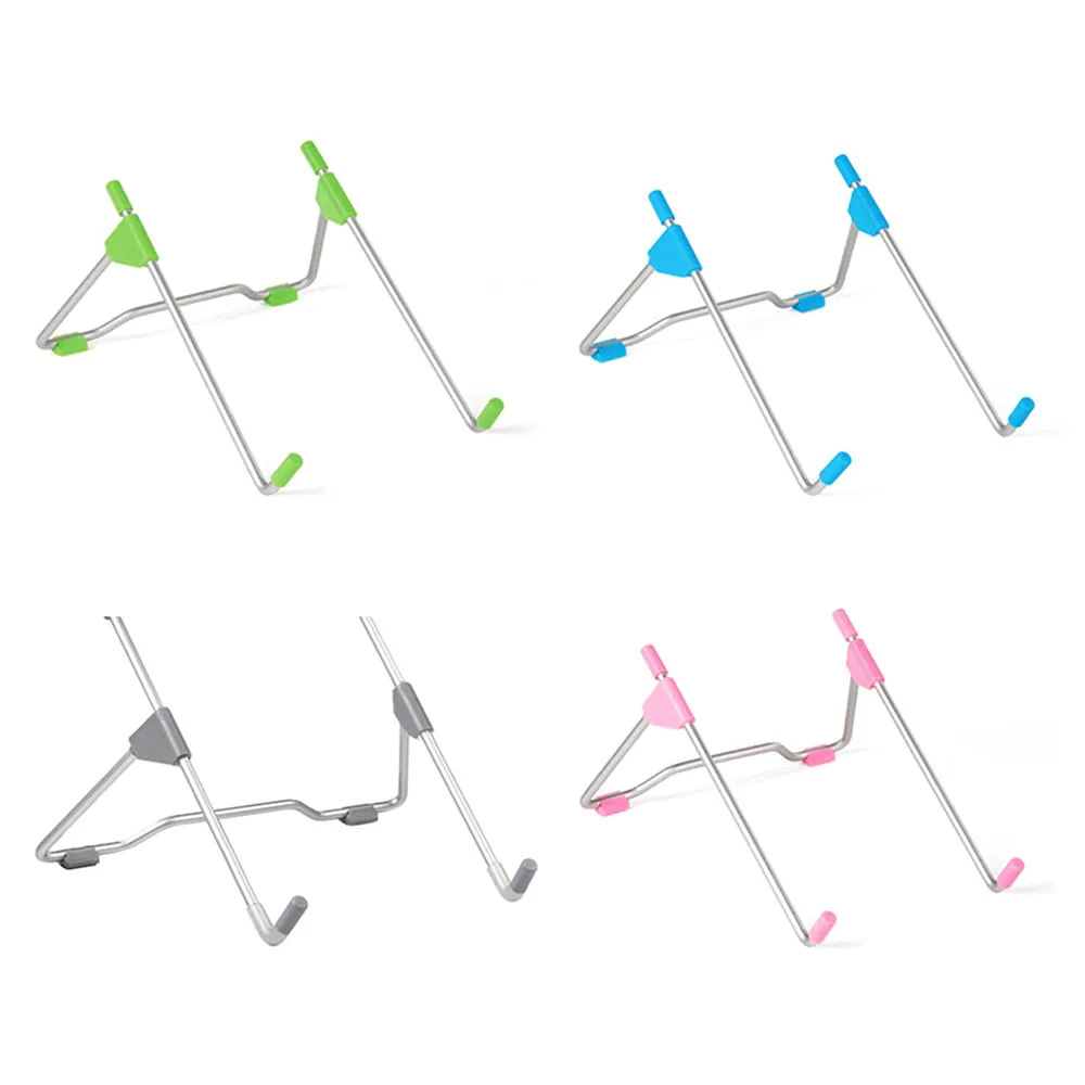 LS11 Aluminum Alloy Folding Collapsible Bracket Base Quick Heat Dissipation Stand For Macbook Laptops Tablet Holder Pink
