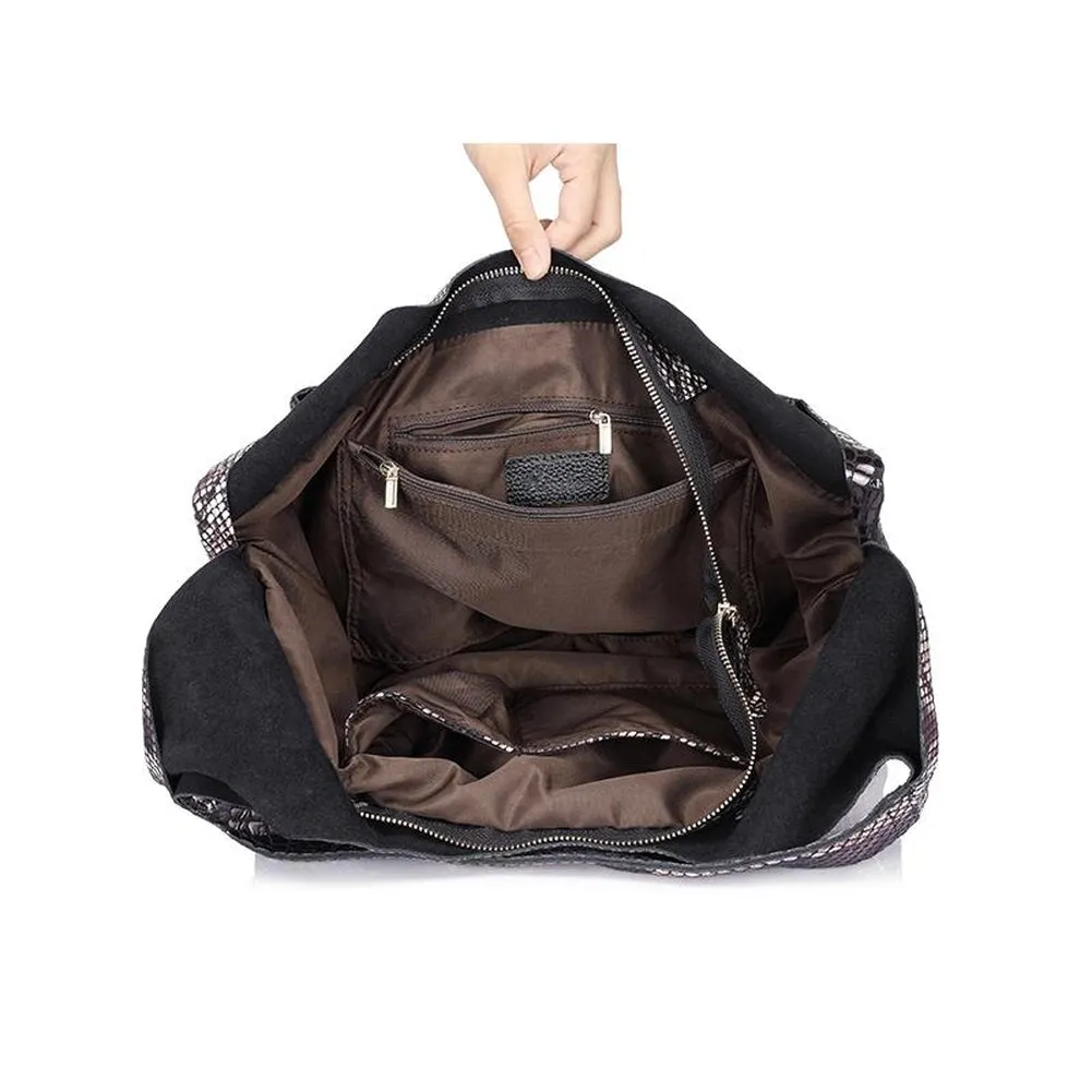 <bold>Hobo / Tote Bag <br>Genuine-Leather
