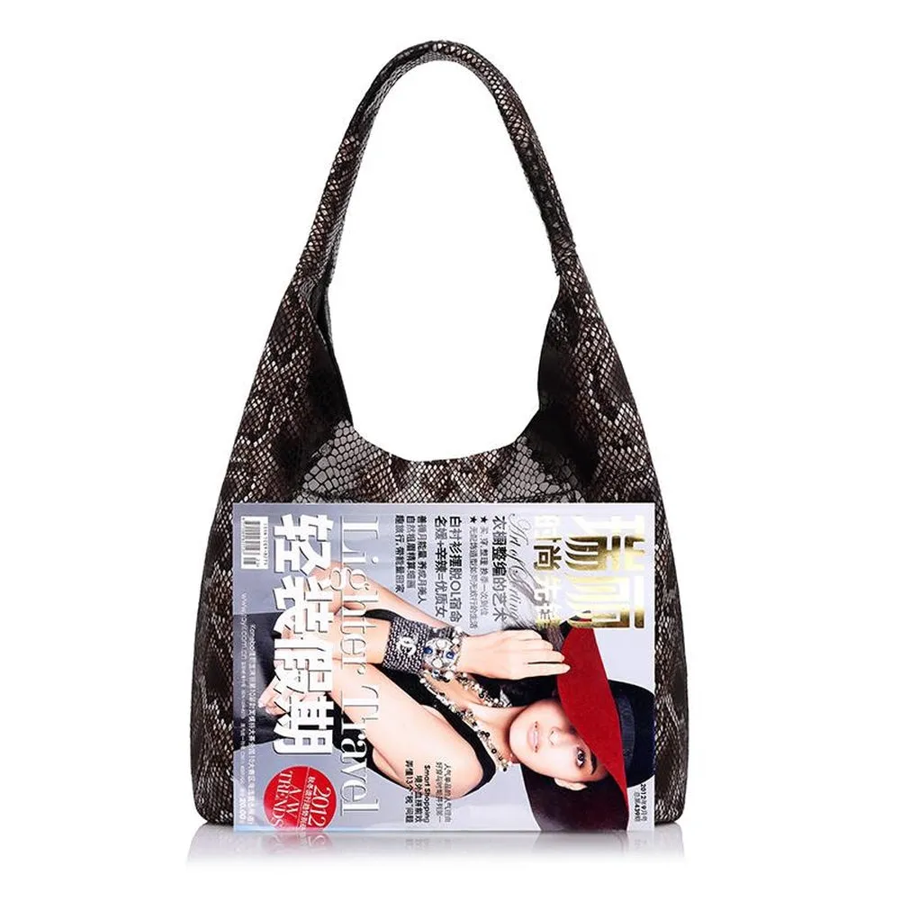 <bold>Hobo / Tote Bag <br>Genuine-Leather