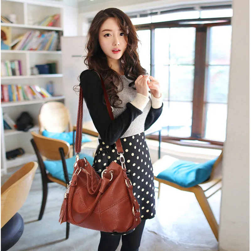 <bold>Hobo / Tote Bag <br>Genuine-Leather