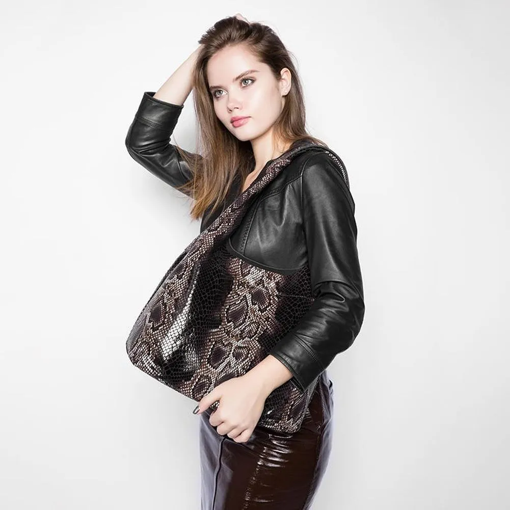 <bold>Hobo / Tote Bag <br>Genuine-Leather