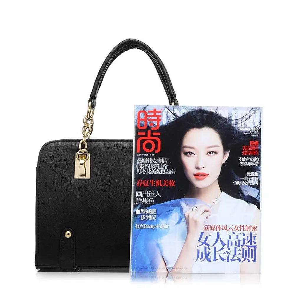 <bold>Top-Handle / Crossbody Bag <br>Vegan-Leather