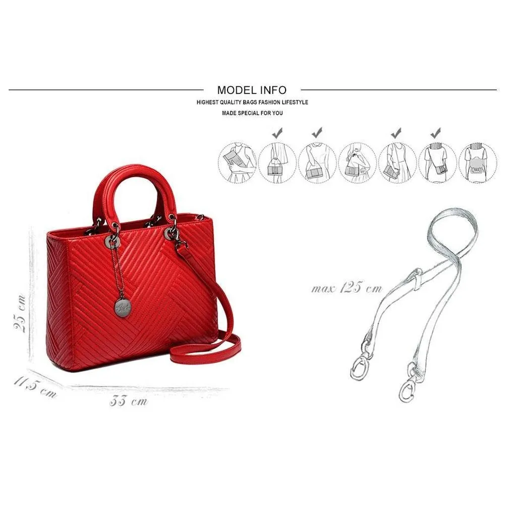 <bold>Top-Handle / Tote Bag  <br>Vegan-Leather