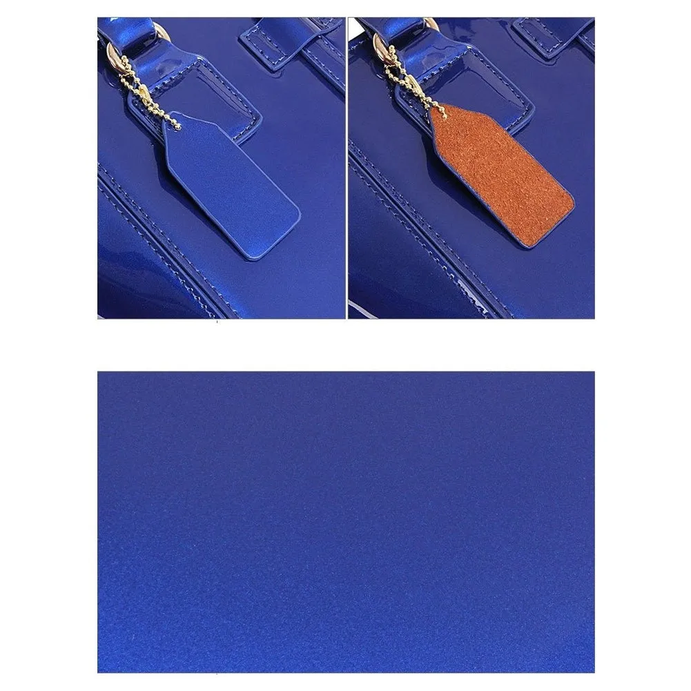 <bold>Tote Crossbody Bag & Purse Set <br>Vegan-Leather