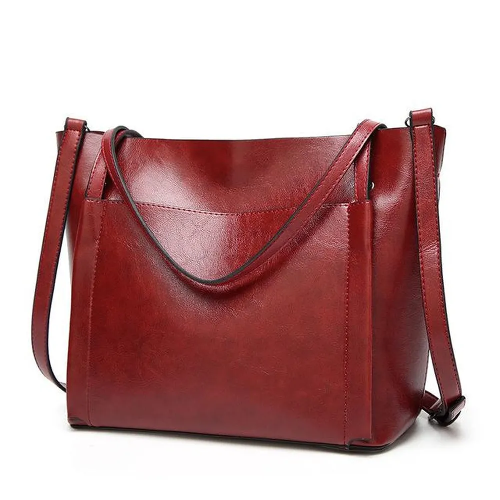 <bold>Tote  / Shoulder Bag  <br>Vegan-Leather