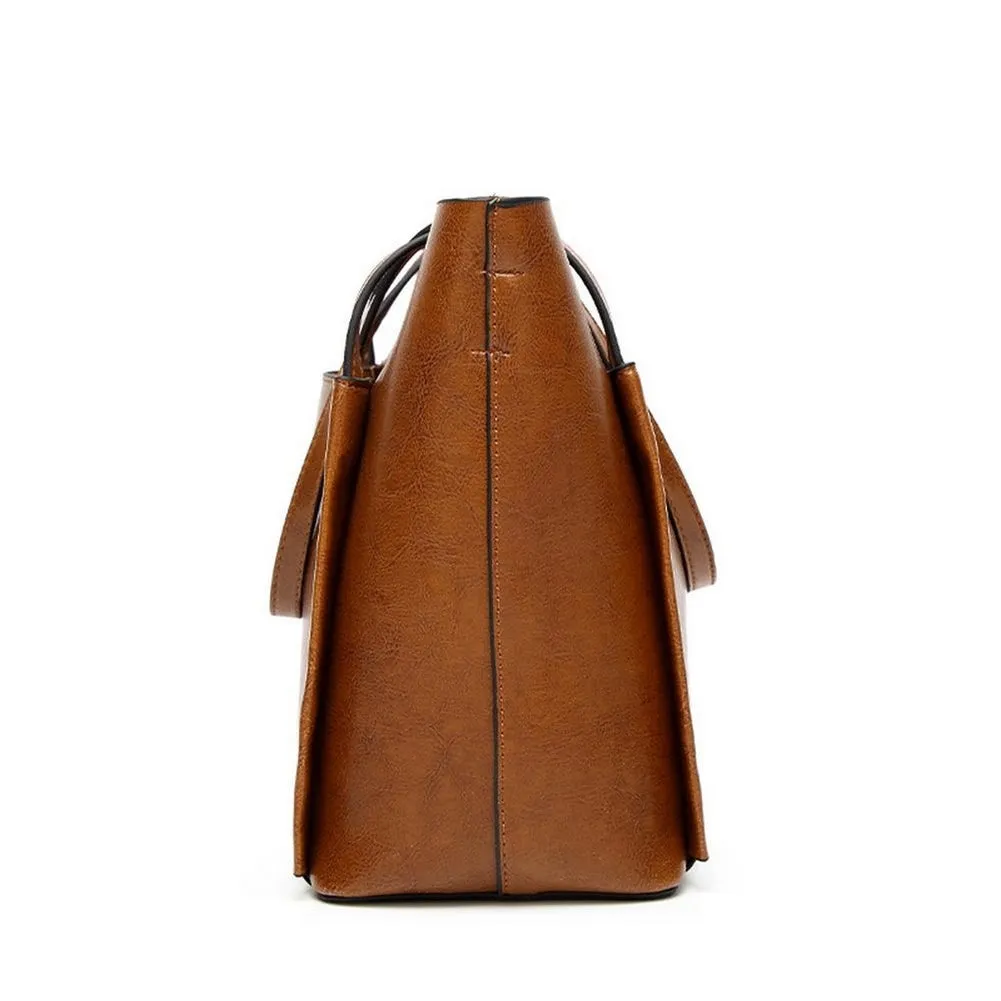 <bold>Tote  / Shoulder Bag  <br>Vegan-Leather