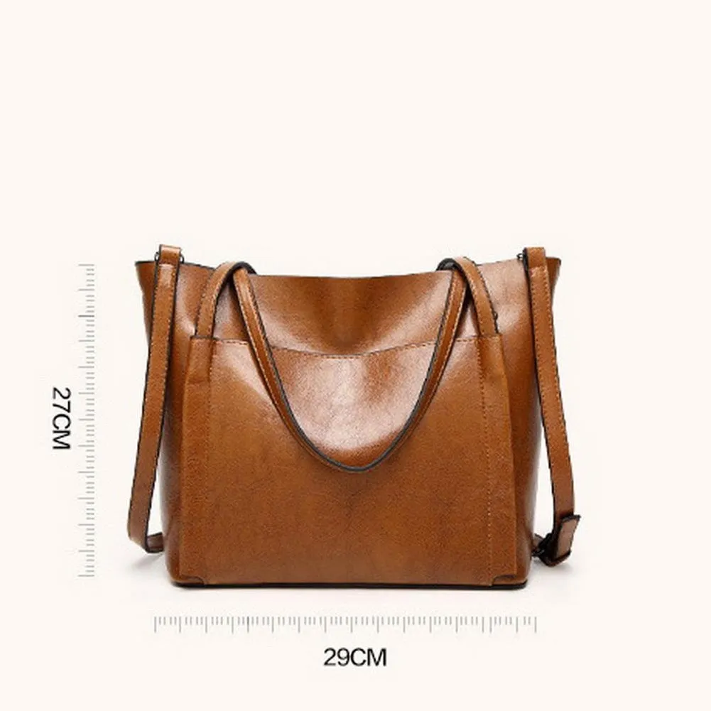 <bold>Tote  / Shoulder Bag  <br>Vegan-Leather