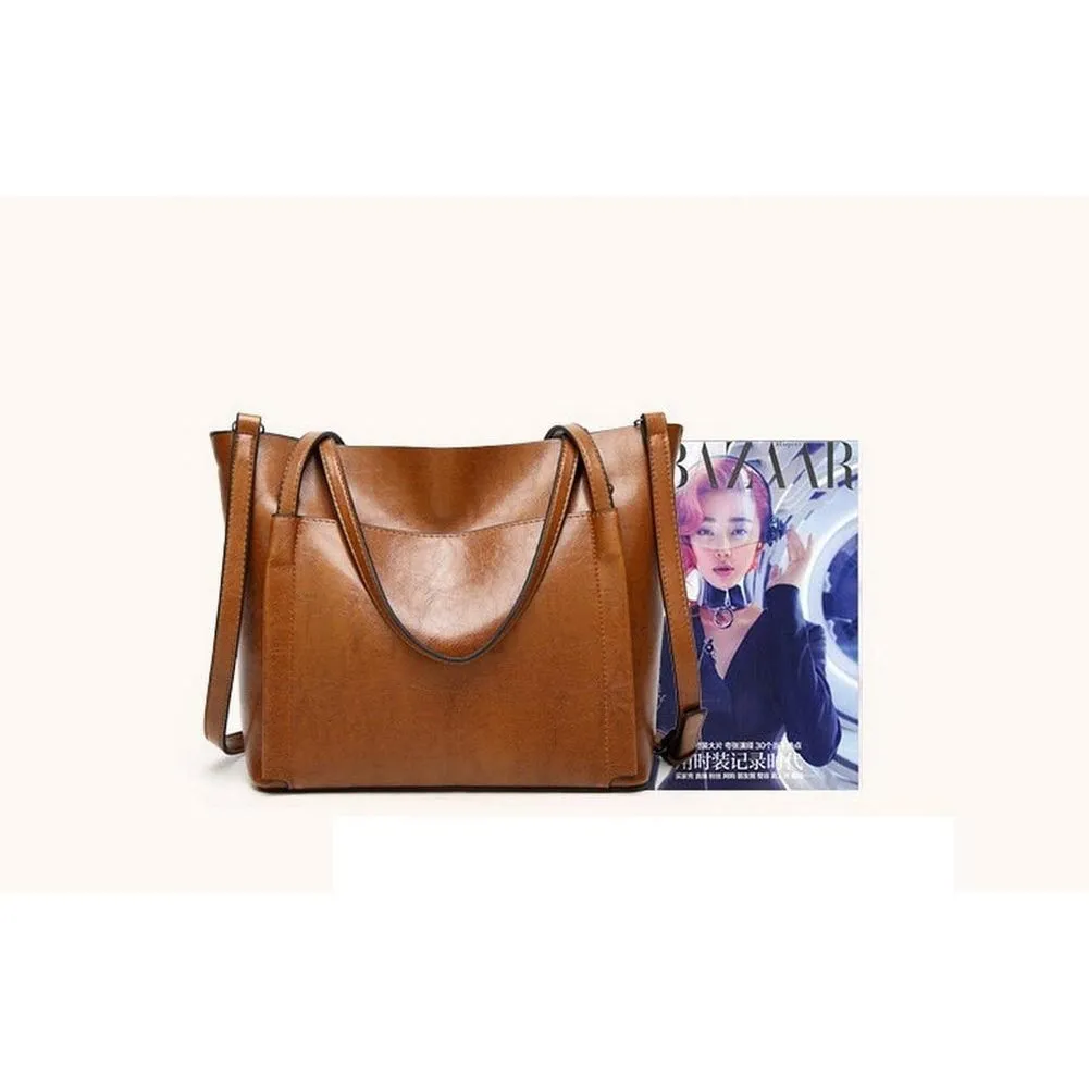 <bold>Tote  / Shoulder Bag  <br>Vegan-Leather