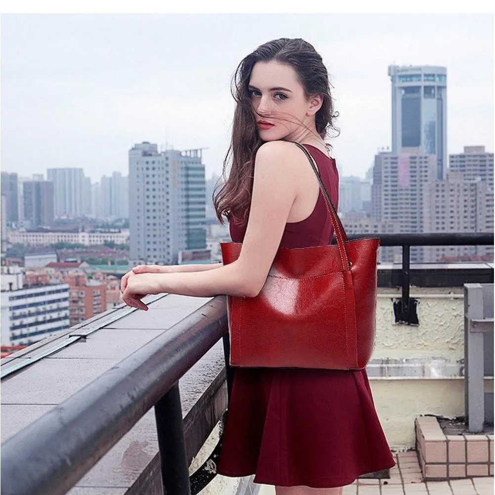 <bold>Tote  / Shoulder Bag  <br>Vegan-Leather