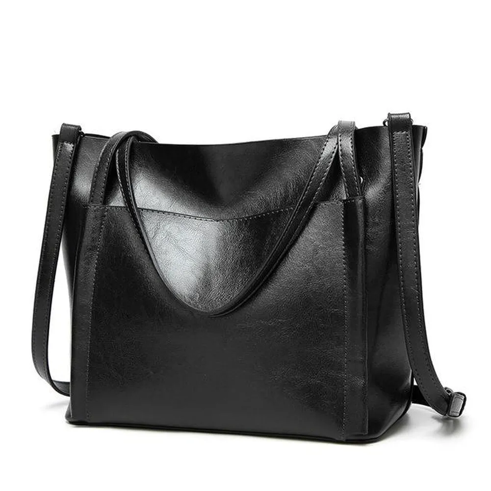 <bold>Tote  / Shoulder Bag  <br>Vegan-Leather
