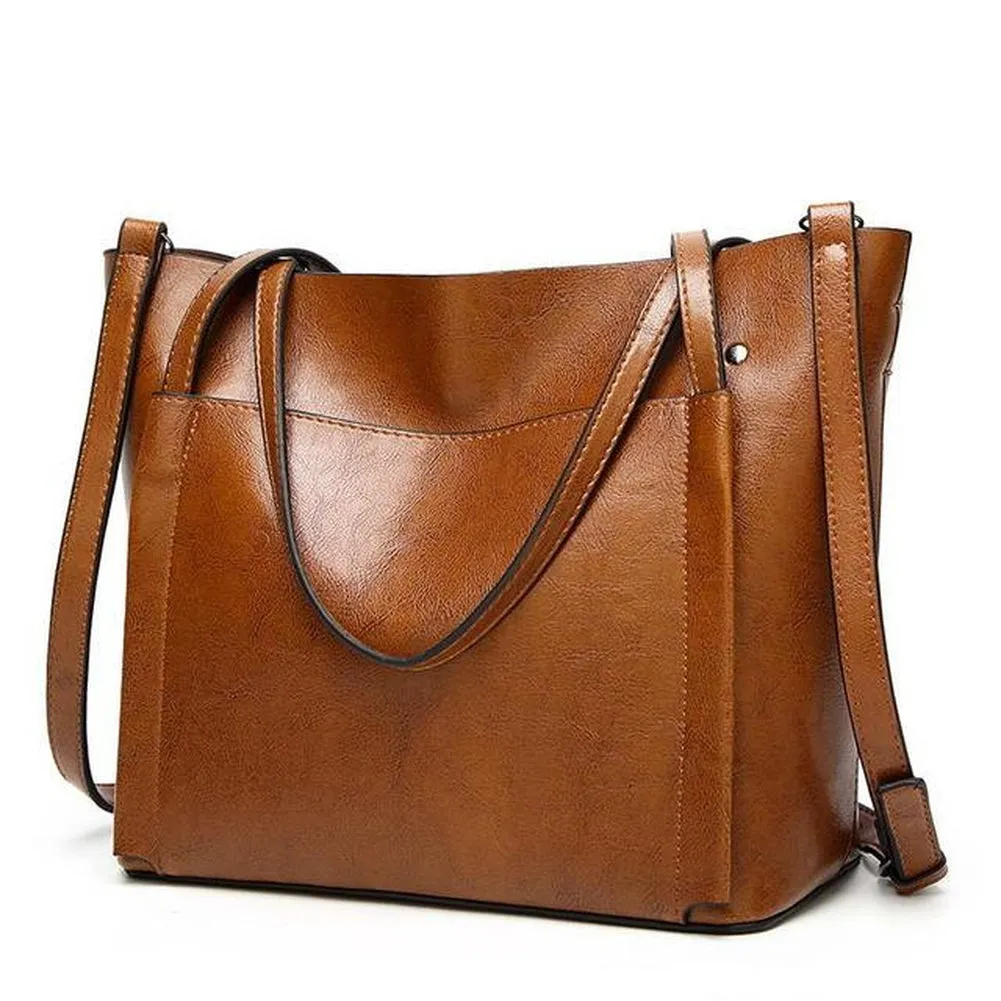 <bold>Tote  / Shoulder Bag  <br>Vegan-Leather