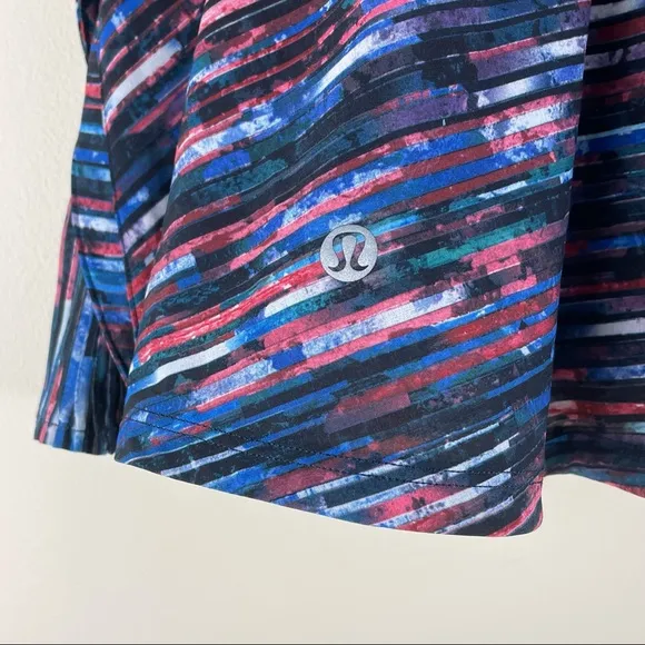Lululemon Play Off The Pleats Skirt *13&quot; Hinshu Alpine White Multi / Black