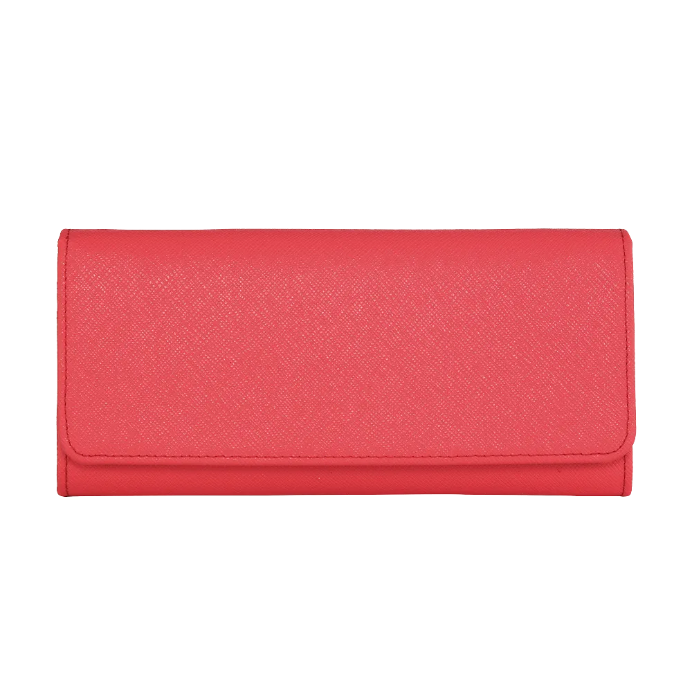 MAC&LOU Bifold Wallet Vegan Leather Red