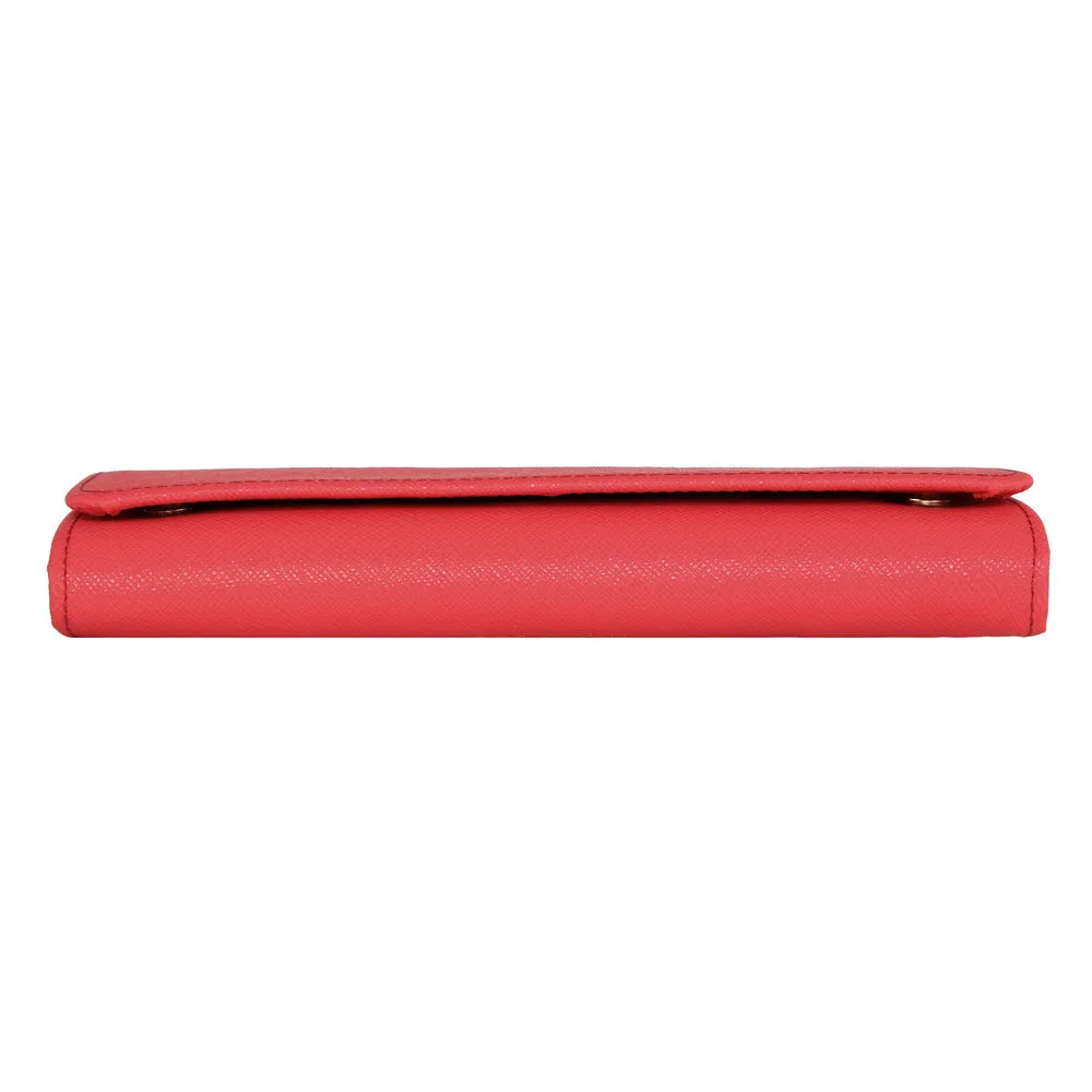 MAC&LOU Bifold Wallet Vegan Leather Red