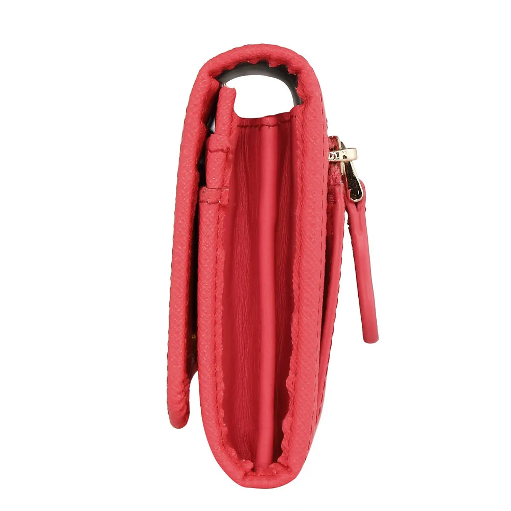 MAC&LOU Bifold Wallet Vegan Leather Red