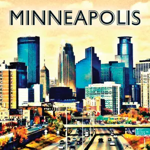 Magnet - MN Minneapolis Skyline