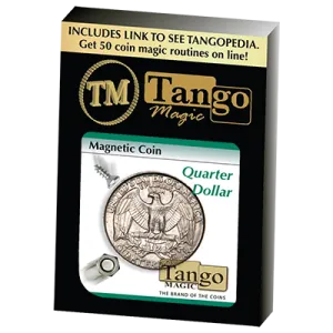 Magnetic Coin (Quarter Dollar) by Tango