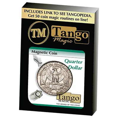 Magnetic Coin (Quarter Dollar) by Tango