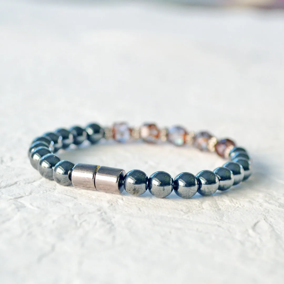 Magnetic Hematite Therapy Bracelet for Pain