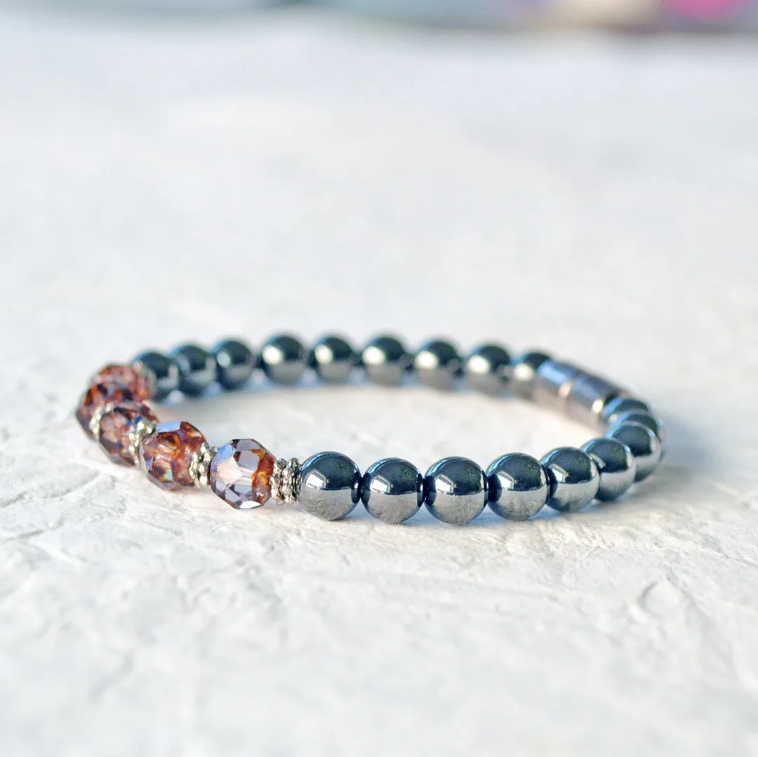 Magnetic Hematite Therapy Bracelet for Pain