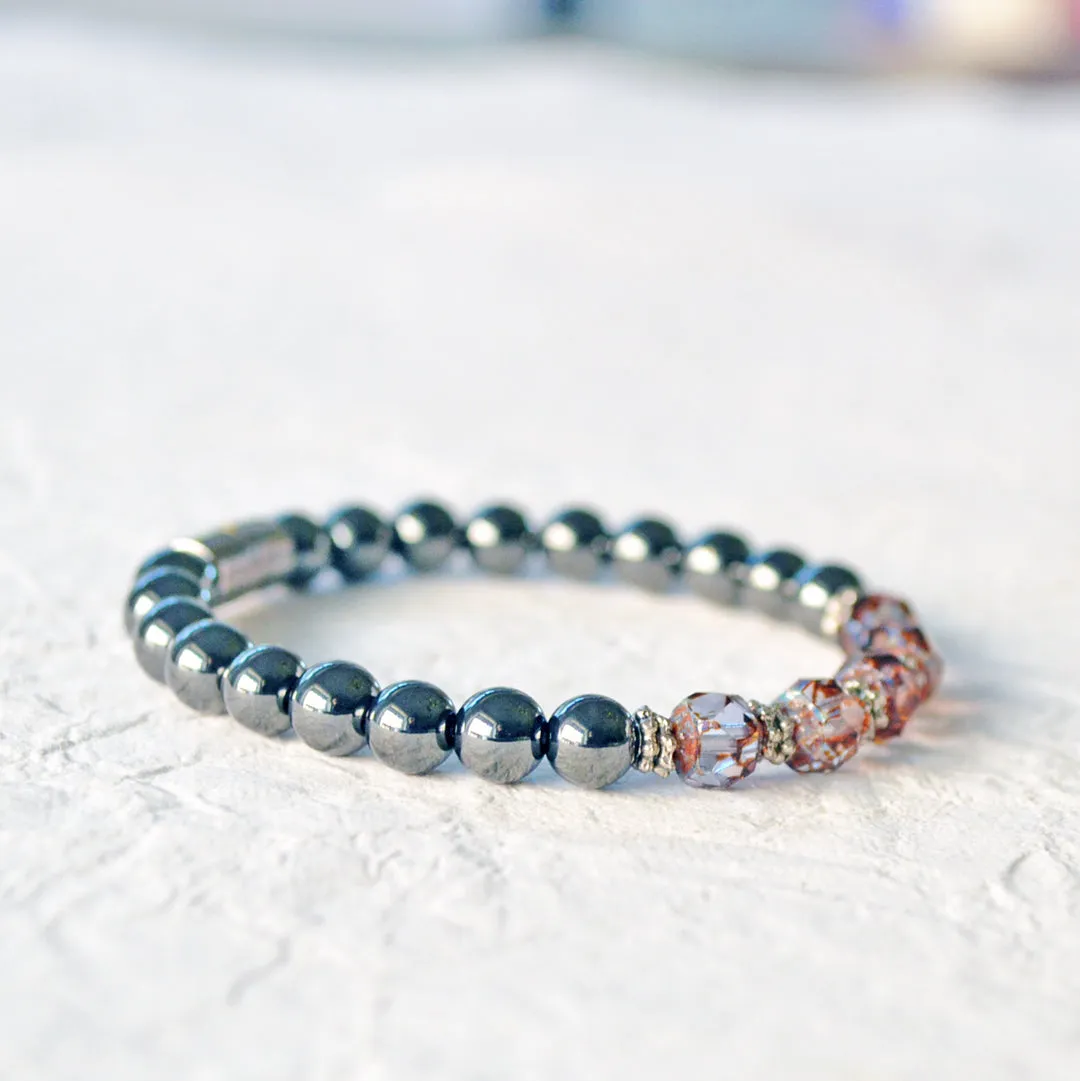 Magnetic Hematite Therapy Bracelet for Pain