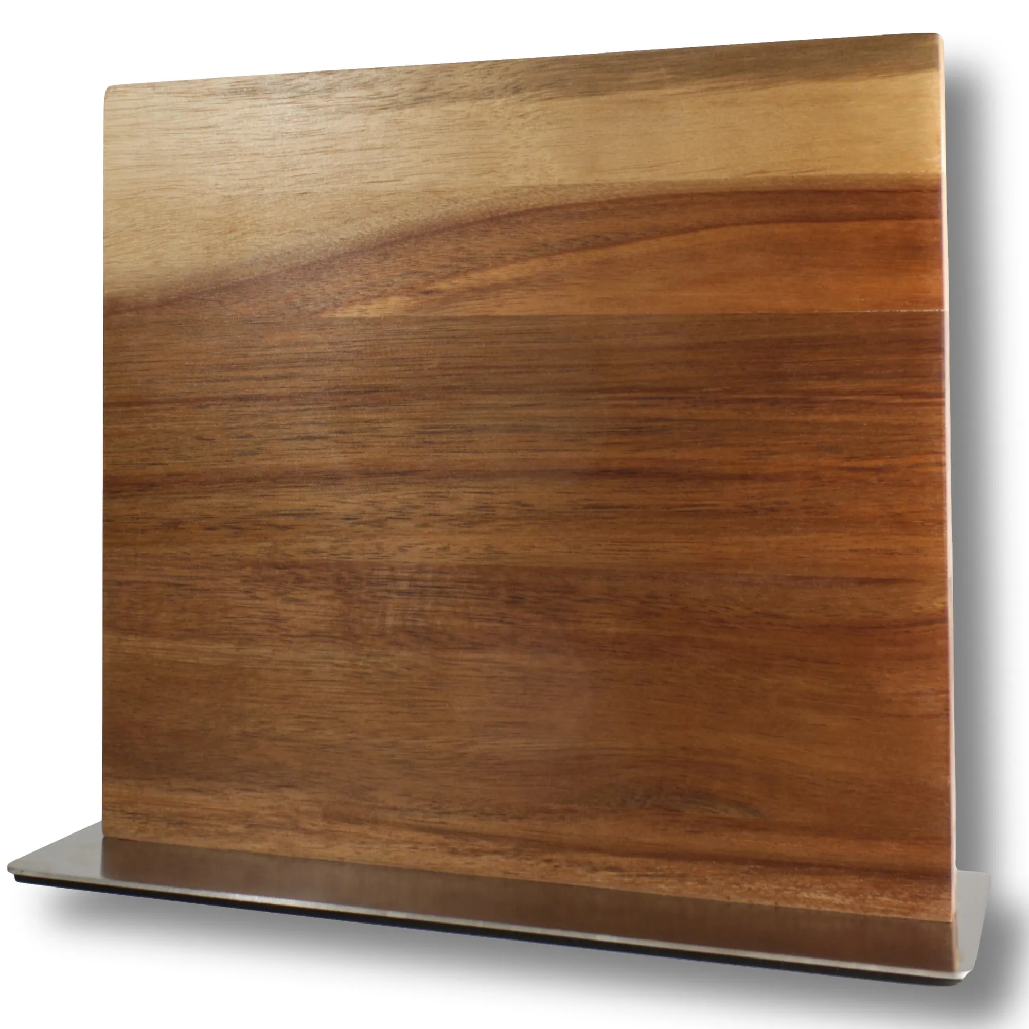 Magnetic Knife Block in Natural Acacia Wood- Double Sided Magnetic (Knife Holder Only, No Knives)