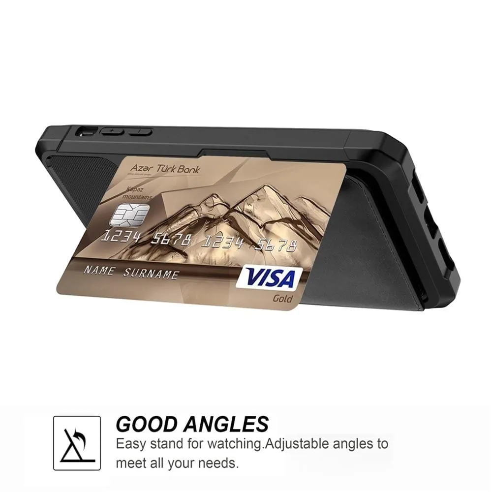 Magnetic Leather Phone Wallet Case