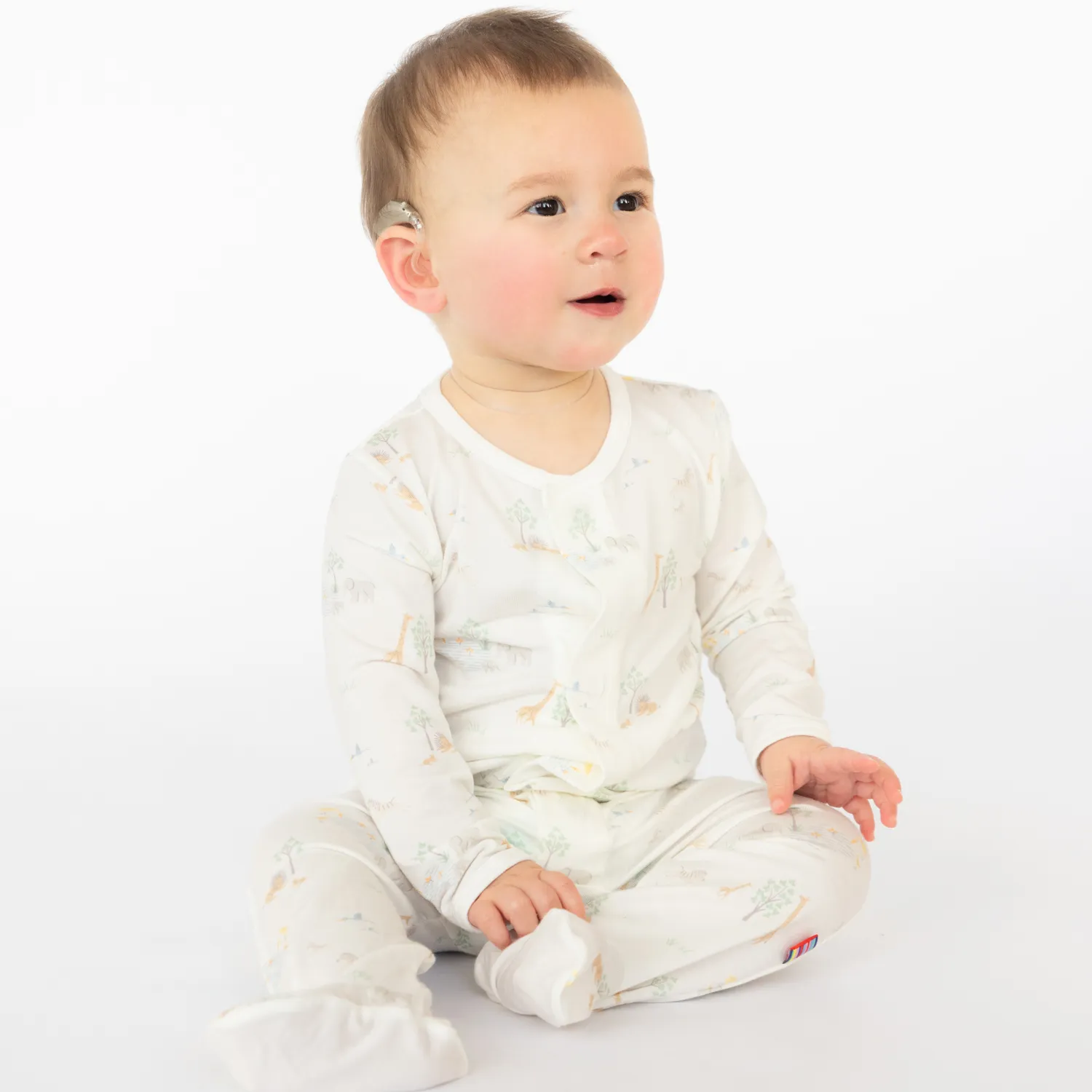 Magnetic Me White Serene Safari Modal Magnetic Footie