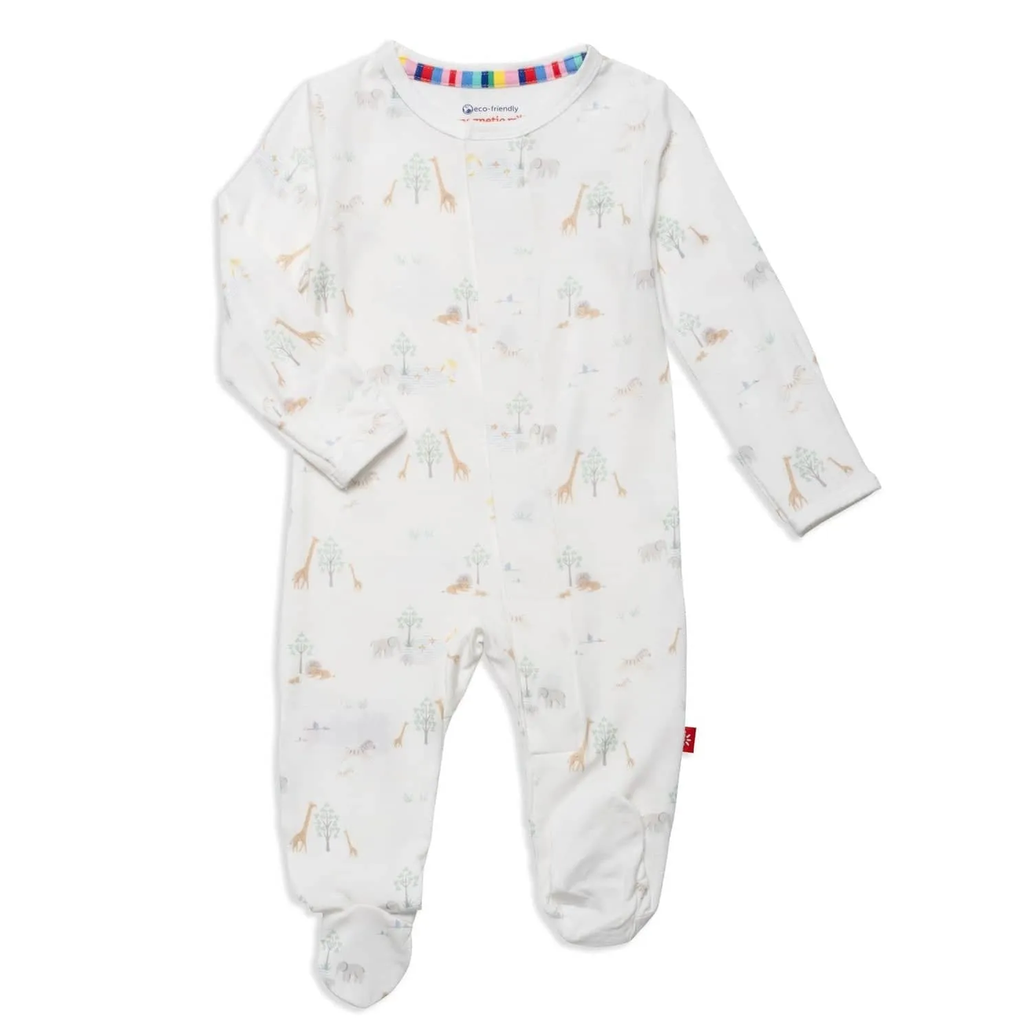 Magnetic Me White Serene Safari Modal Magnetic Footie