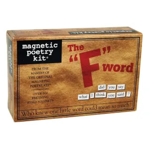 Magnetic Poetry - The "F" Word
